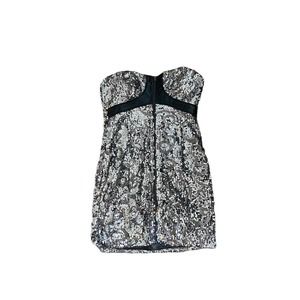 Bebe strapless sequin mini dress size m